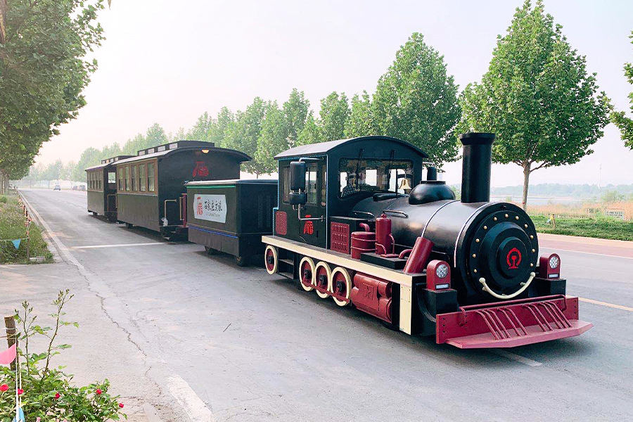 Grande trem de simulação sem trilhos de luxo