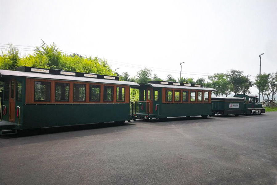 Clássico grande trem de simulação sem trilhos