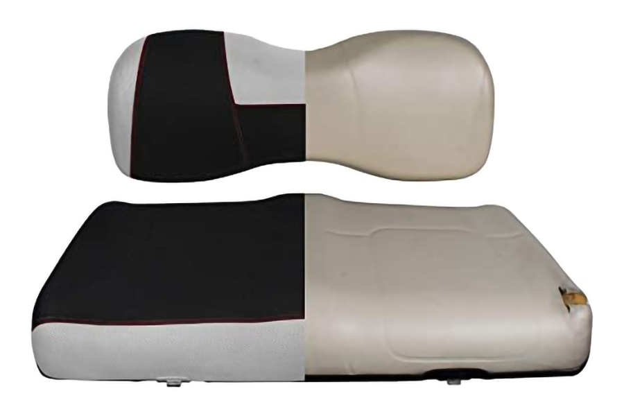 Capas para assento de carrinho de golfe Ytype cinza e preto