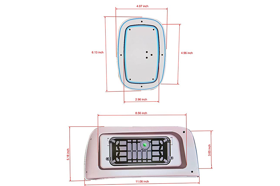 Kit de luz LED Deluxe Plus (Fit Club Car DS 1993-UP a gasolina e carrinho de golfe elétrico)