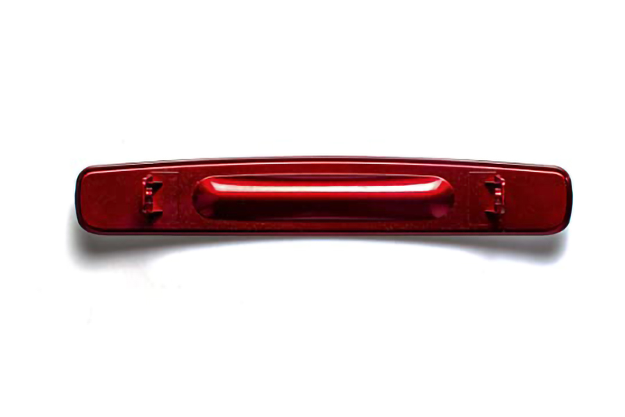 Espelho retrovisor panorâmico universal vermelho