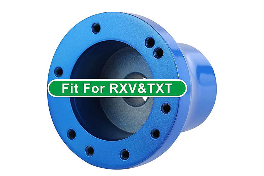Volantes de carrinho de golfe e adaptador azul