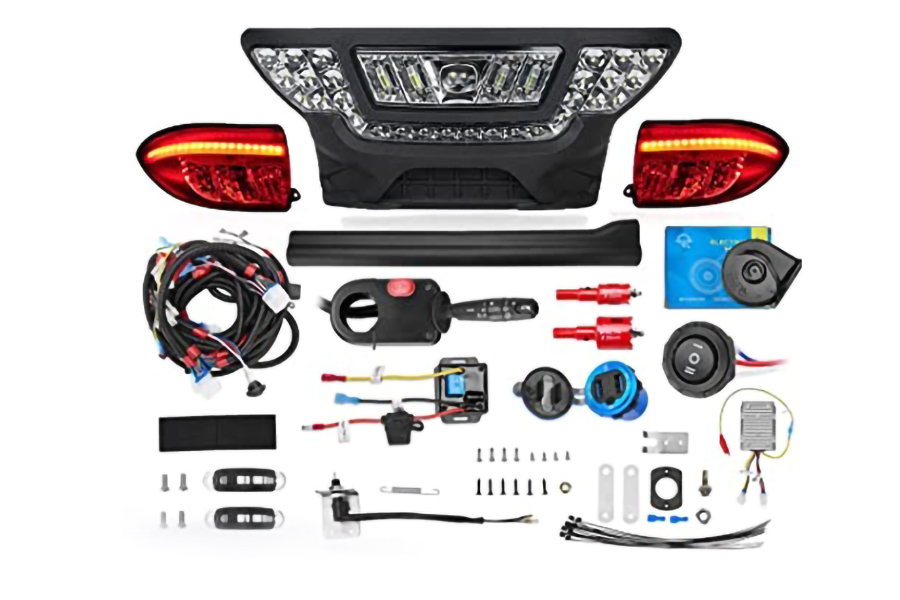 Kit de luzes de carrinho de golfe atualizado (modelos elétricos e a gás anteriores ao carro clube)